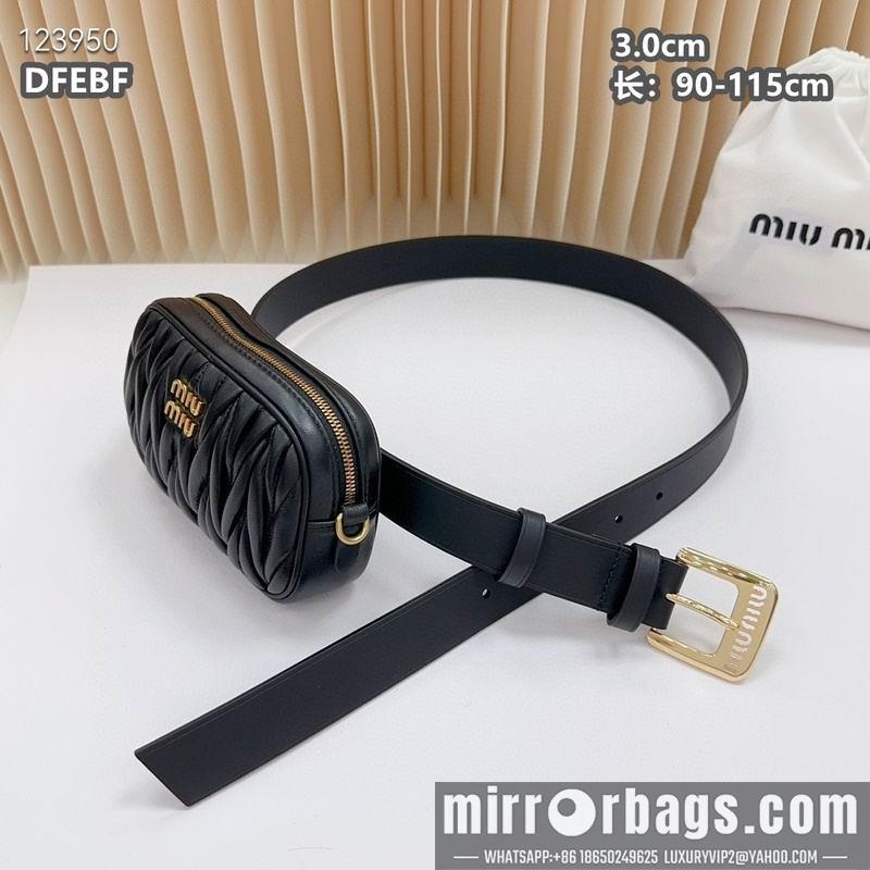 Miumiu belt 30mmX90-115cm 8L01