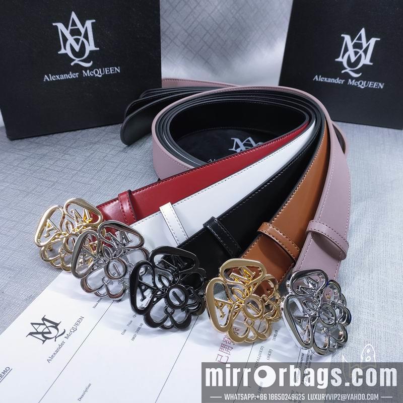 McQueen belt 38mmX80-125cm lb071802