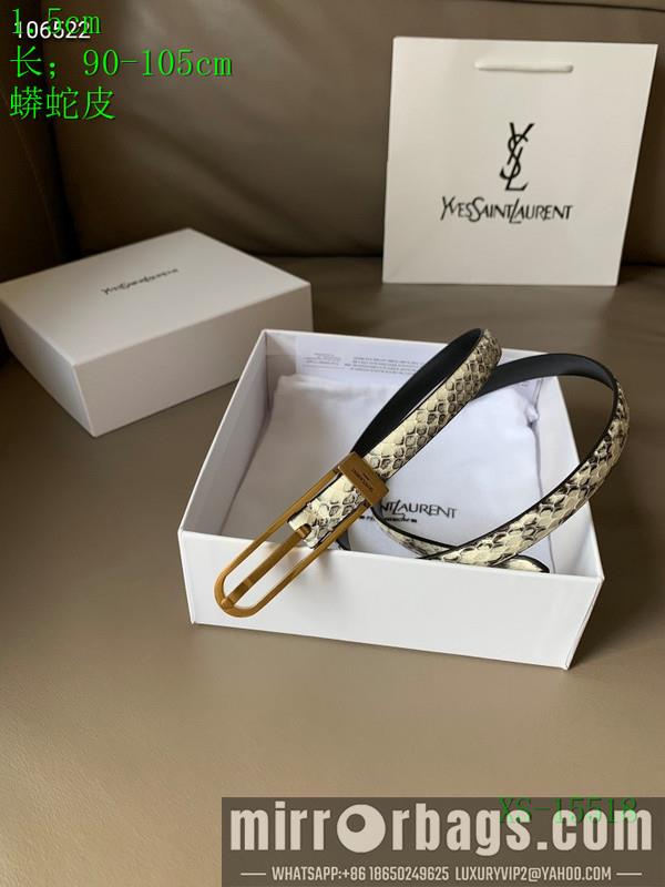YSL Belt 15mmX90-105CM 8L606