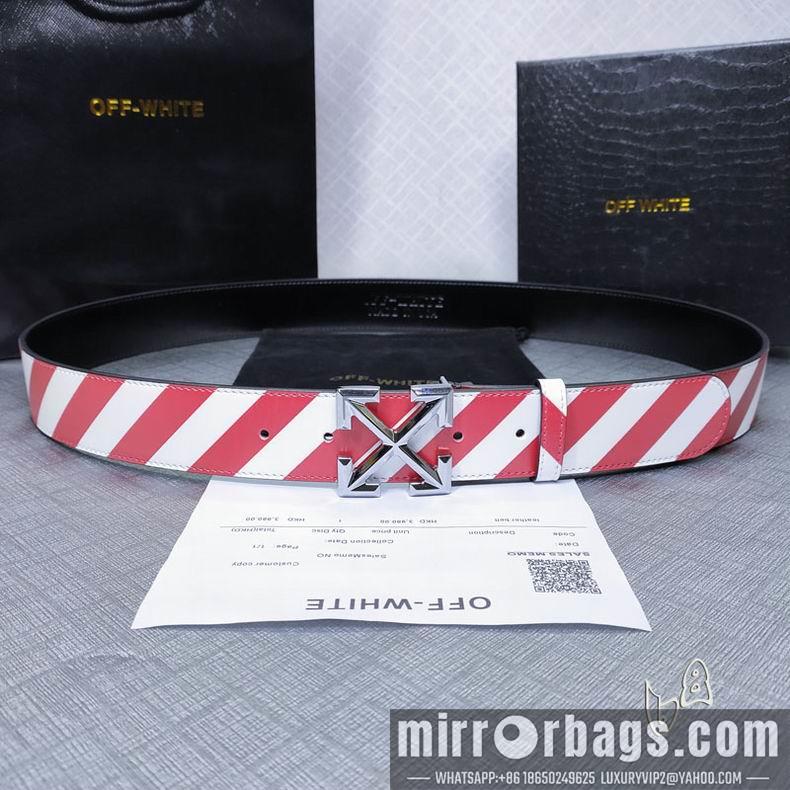 Off White belt 38mmX80-125cm lb082802