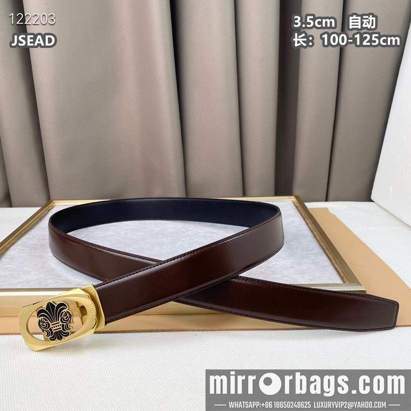 Chrome Hearts belt 35mmX100-125cm 8L02