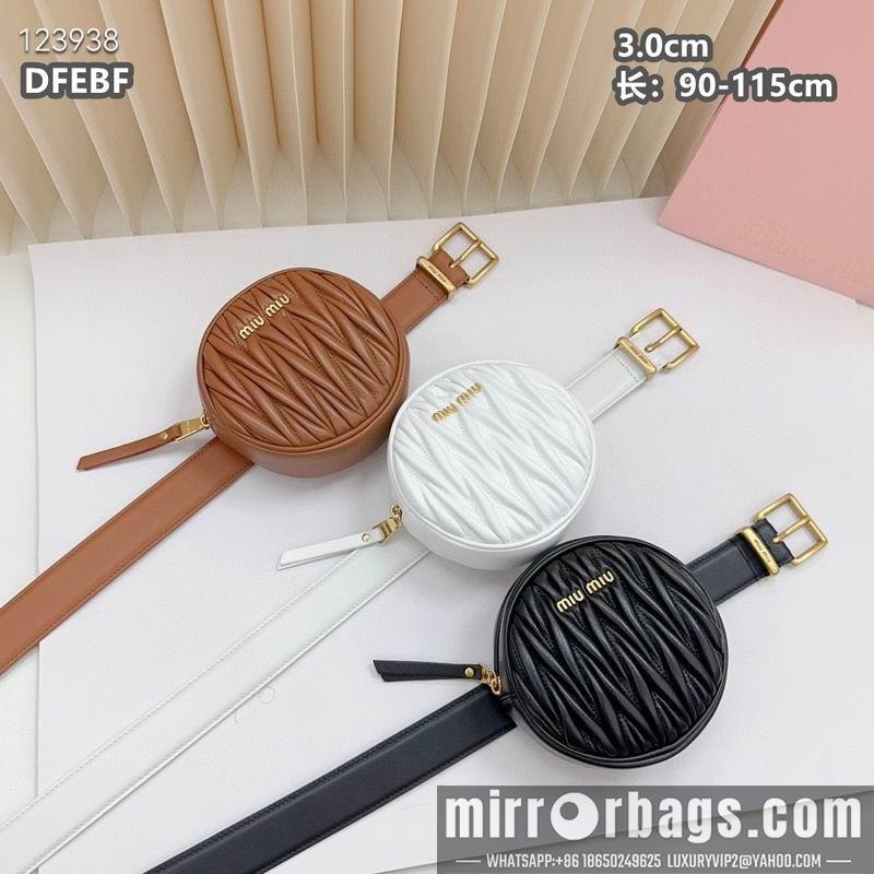 Miumiu belt 30mmX90-115cm 8L02