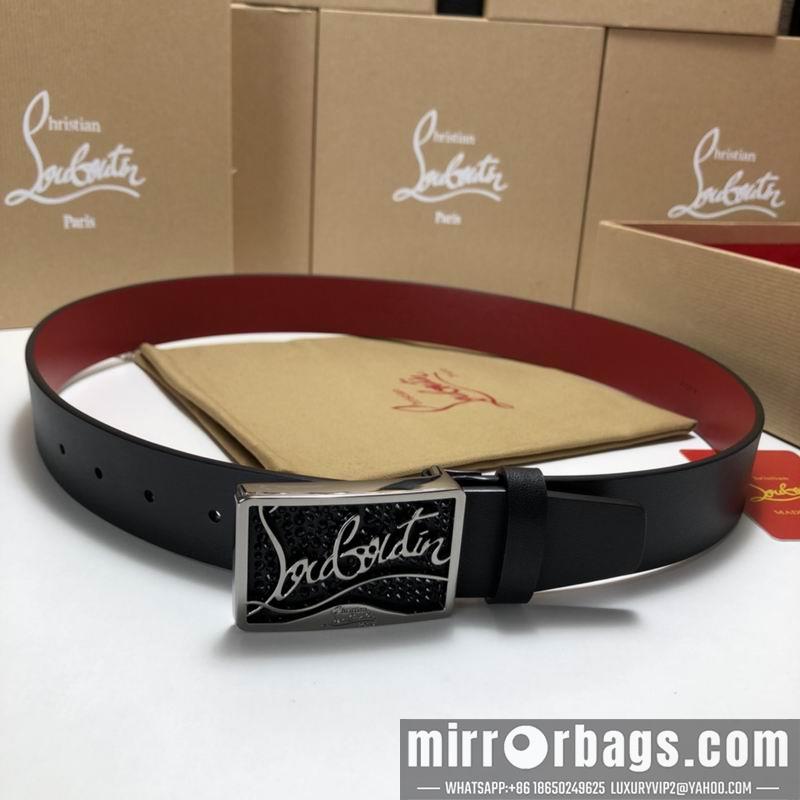 Christian Louboutin belt 35mmX95-125cm 7D02