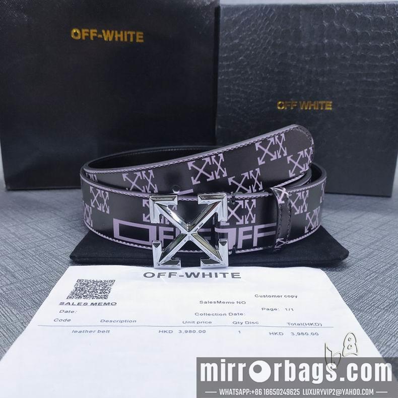 Off White belt 38mmX80-125cm lb082801