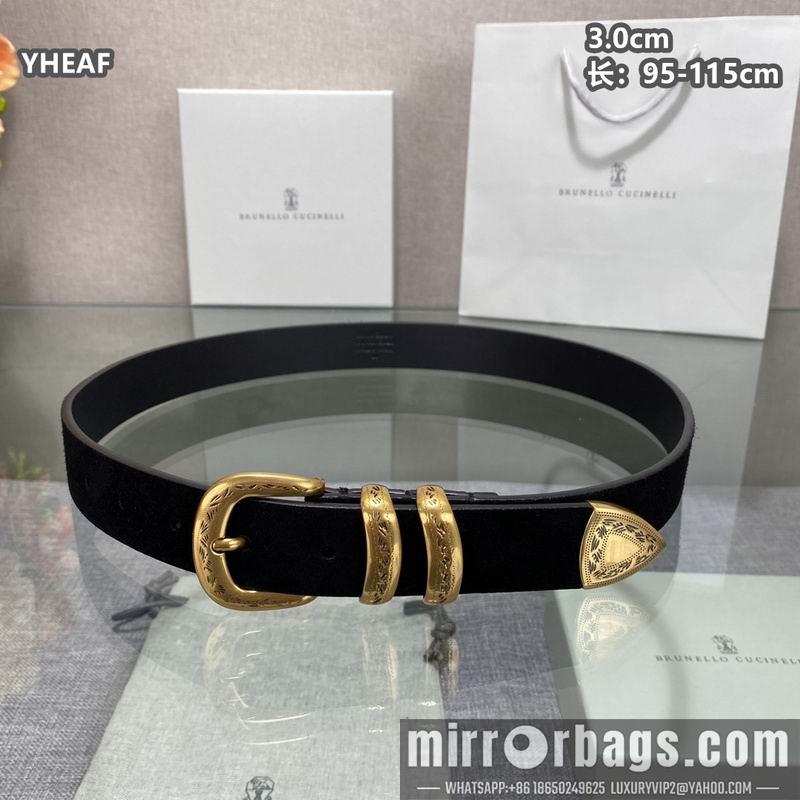 Brunello Cucinelli belt 30mmX95-115cm 8L07