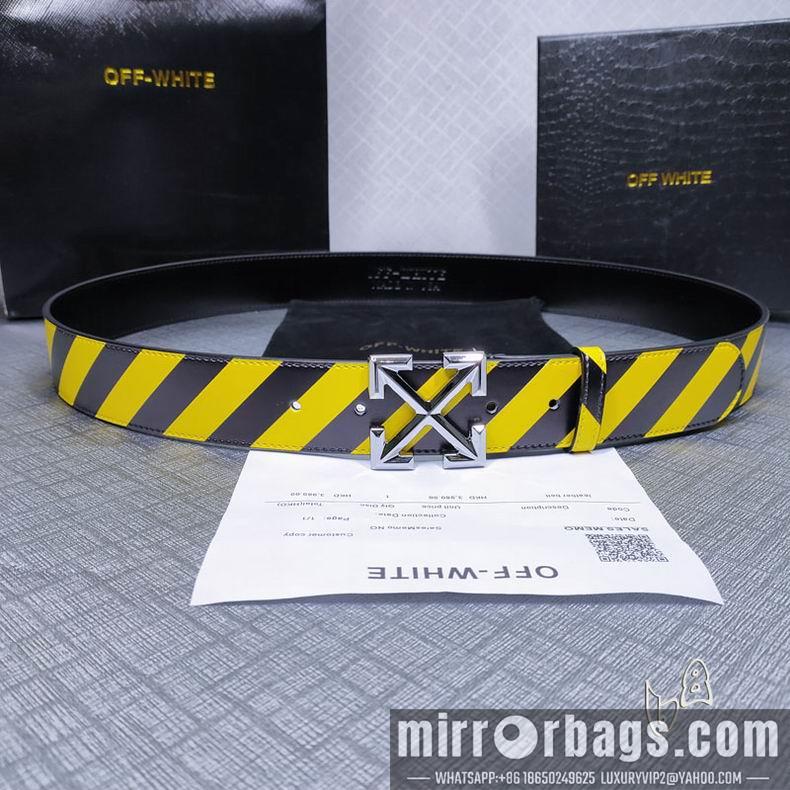 Off White belt 38mmX80-125cm lb082802