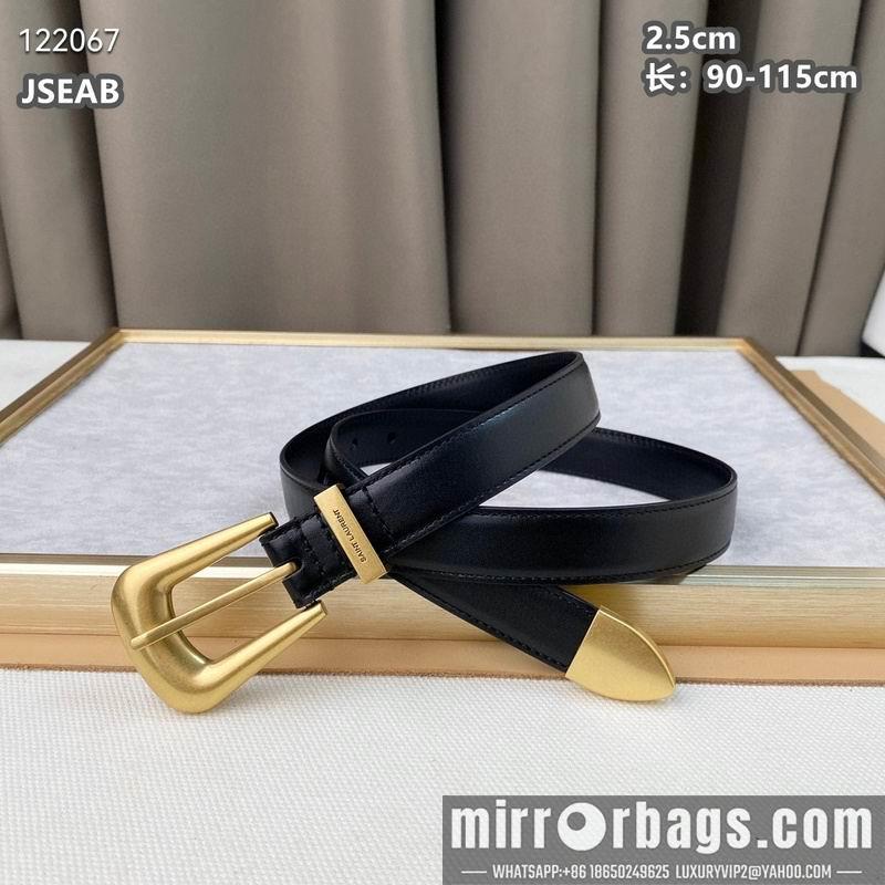 YSL belt 25mmX90-115cm 8L01