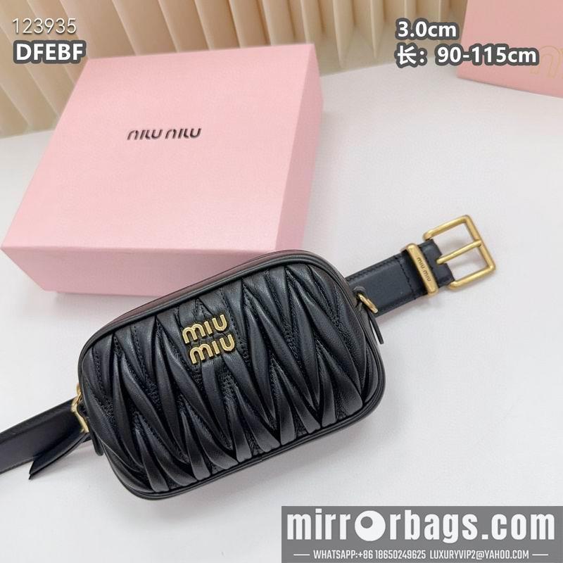 Miumiu belt 30mmX90-115cm 8L03