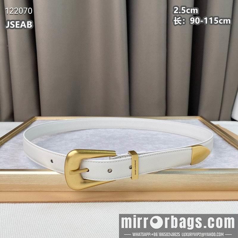 YSL belt 25mmX90-115cm 8L01