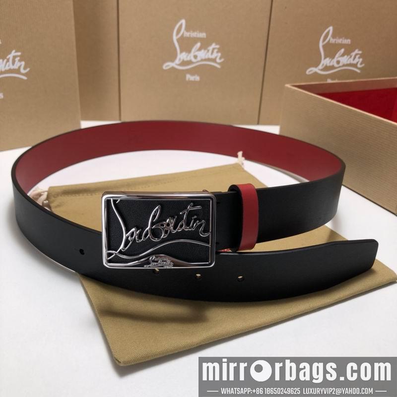 Christian Louboutin belt 35mmX95-125cm 7D02