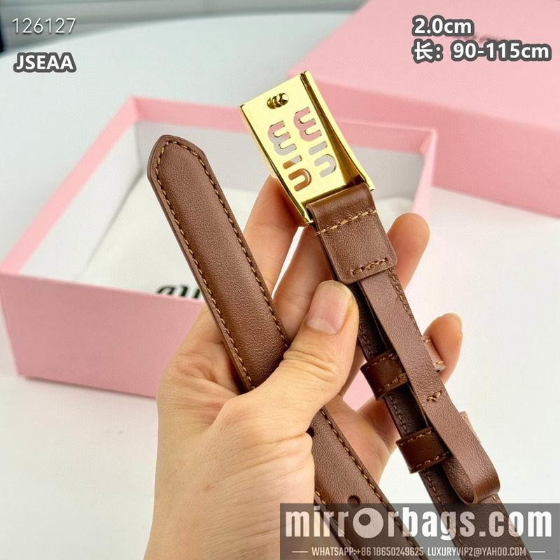 Miumiu belt 20mmX90-115cm 8L07