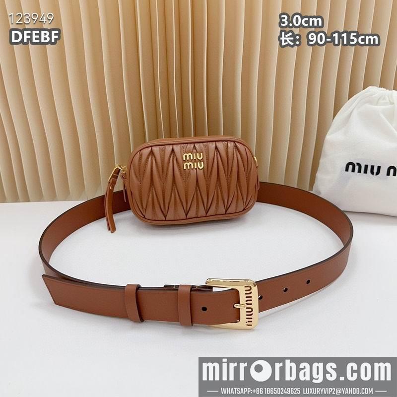 Miumiu belt 30mmX90-115cm 8L01