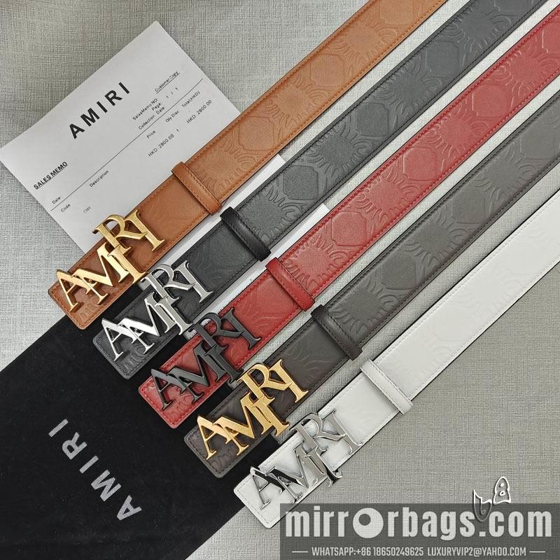 Amiri belt 38mmX90-125cm lb03