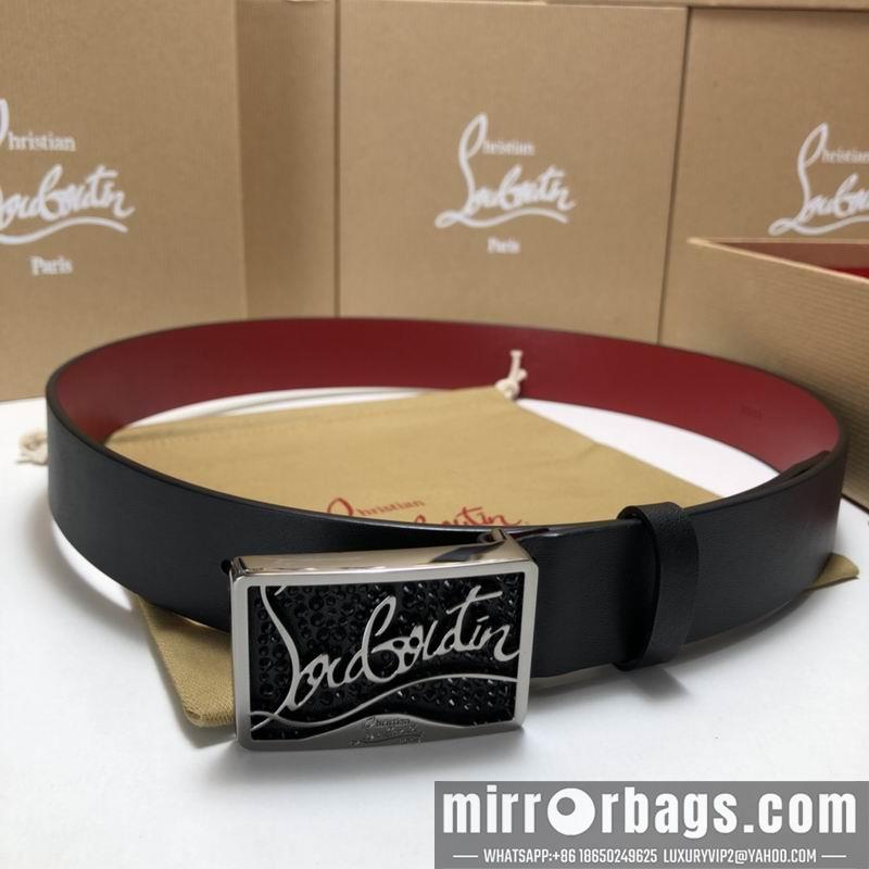 Christian Louboutin belt 35mmX95-125cm 7D02