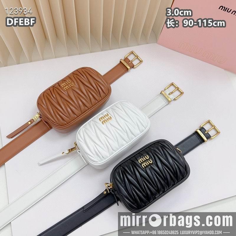 Miumiu belt 30mmX90-115cm 8L03