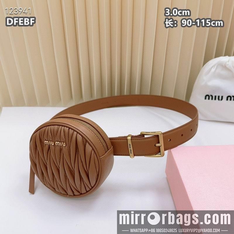Miumiu belt 30mmX90-115cm 8L02