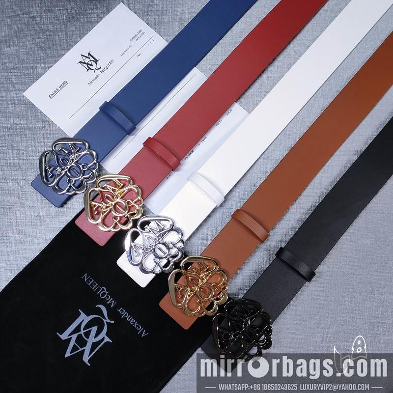 McQueen belt 38mmX80-125cm lb071801