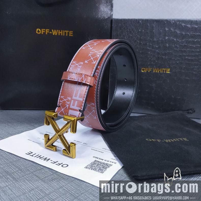 Off White belt 38mmX80-125cm lb082801