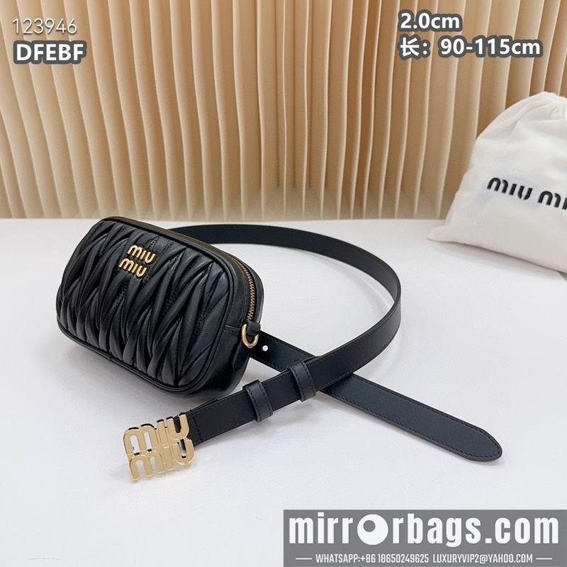 Miumiu belt 20mmX90-115cm 8L08