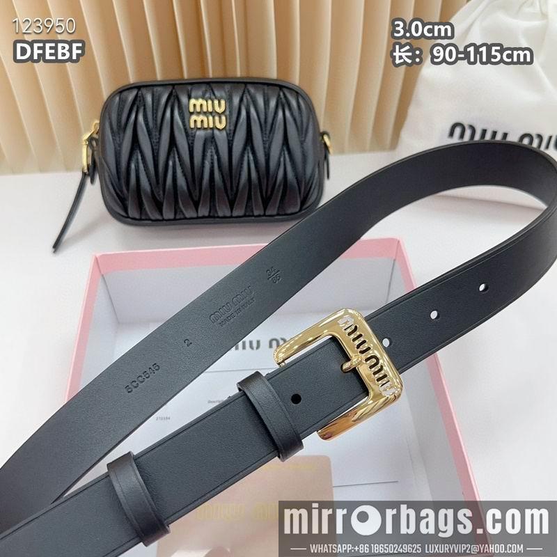 Miumiu belt 30mmX90-115cm 8L01