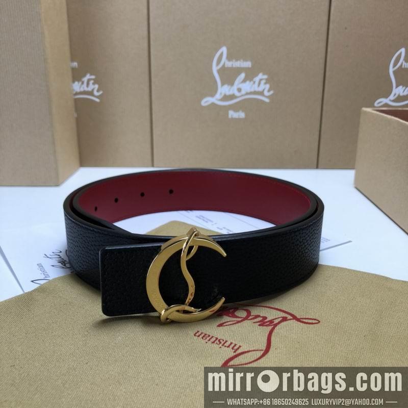 Christian Louboutin belt 35mmX95-125cm 7D01
