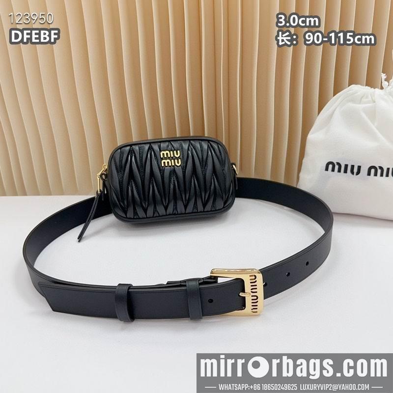 Miumiu belt 30mmX90-115cm 8L01