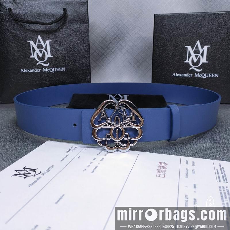 McQueen belt 38mmX80-125cm lb071801