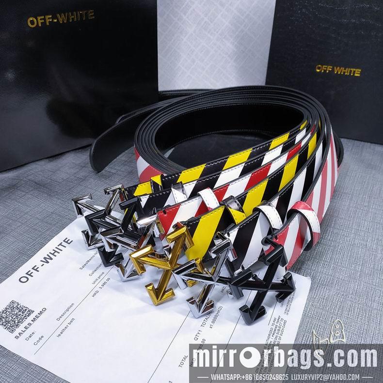 Off White belt 38mmX80-125cm lb082802