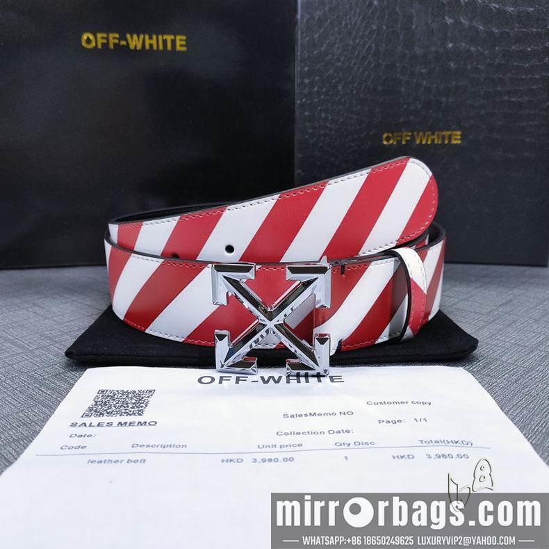 Off White belt 38mmX80-125cm lb082802