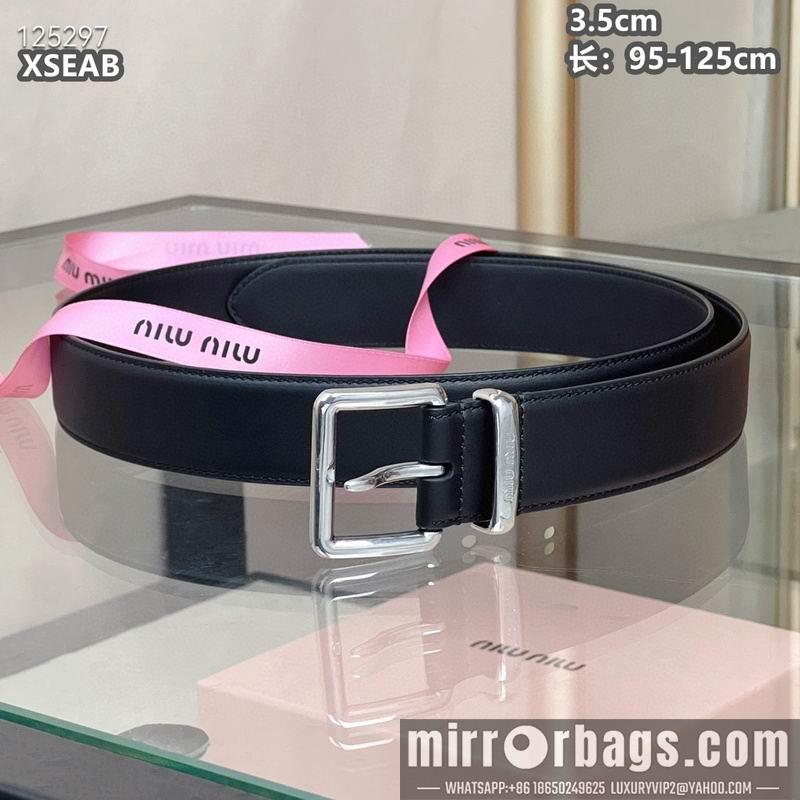 Miumiu belt 35mmX95-125cm 8L05