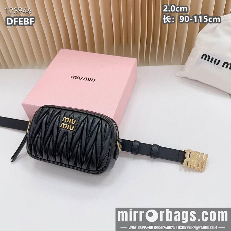Miumiu belt 20mmX90-115cm 8L08