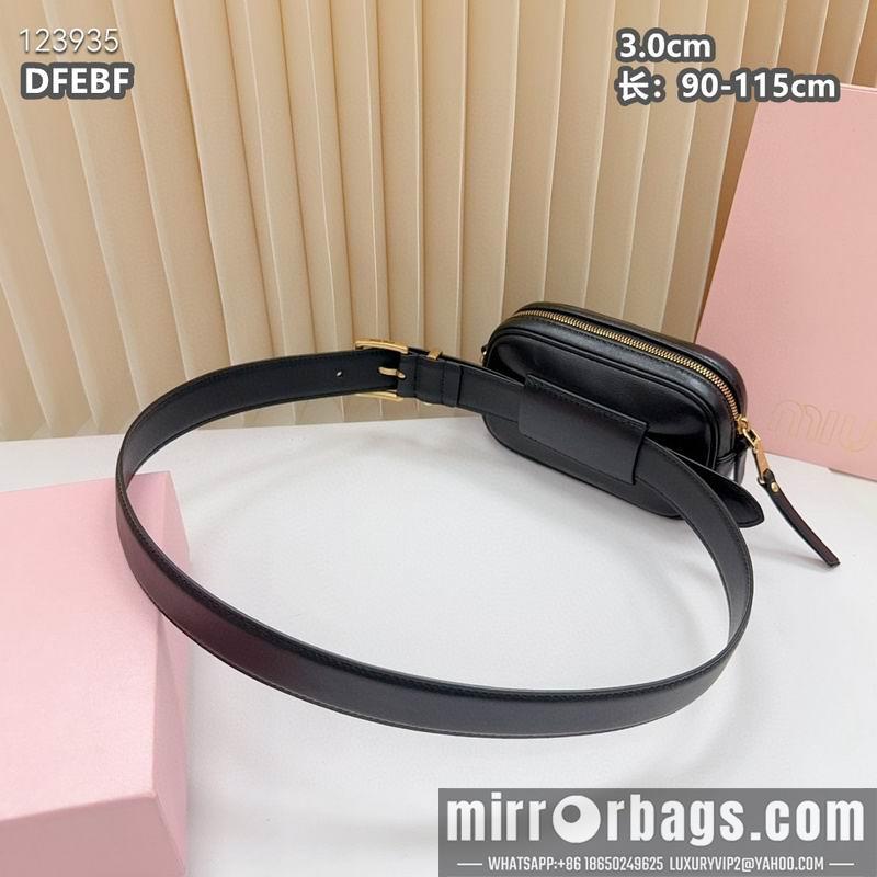 Miumiu belt 30mmX90-115cm 8L03