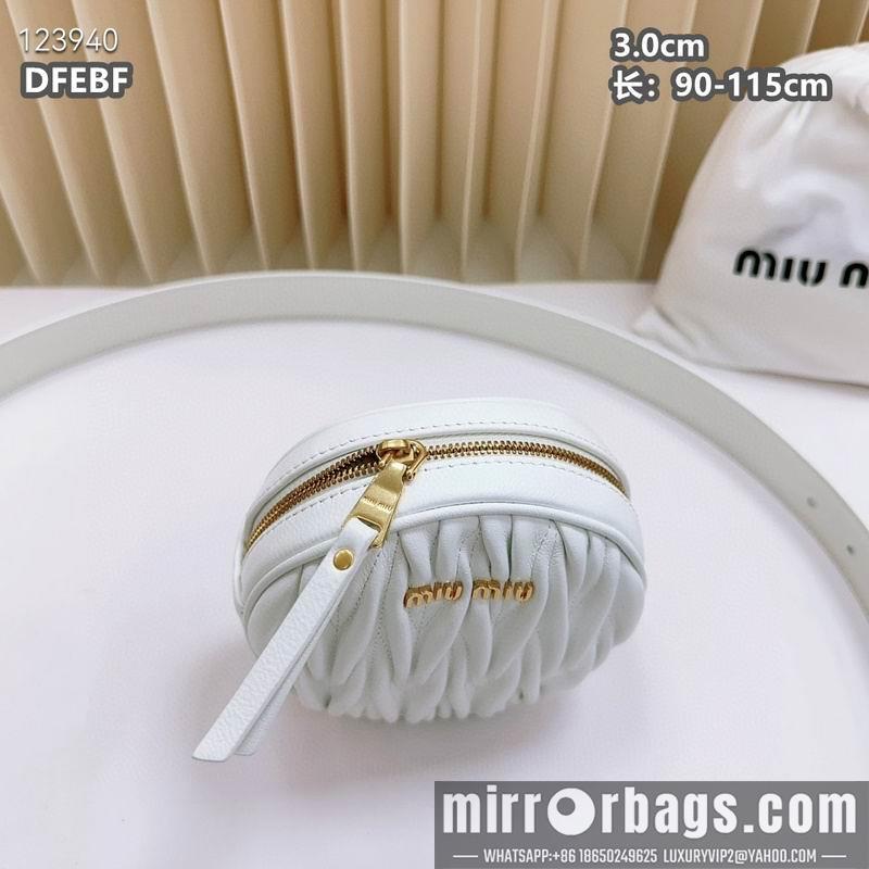 Miumiu belt 30mmX90-115cm 8L02