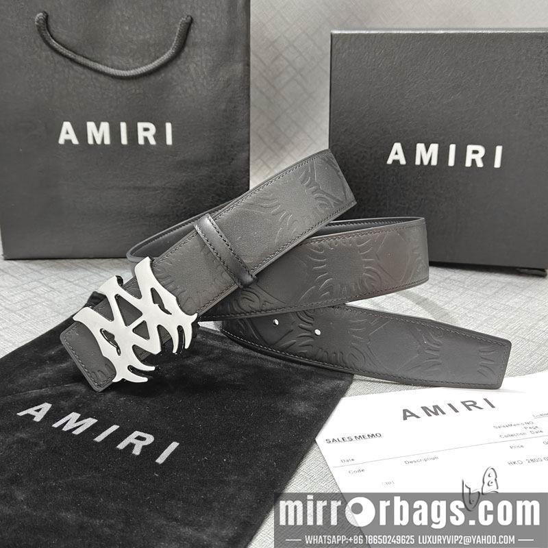 Amiri belt 38mmX90-125cm lb01