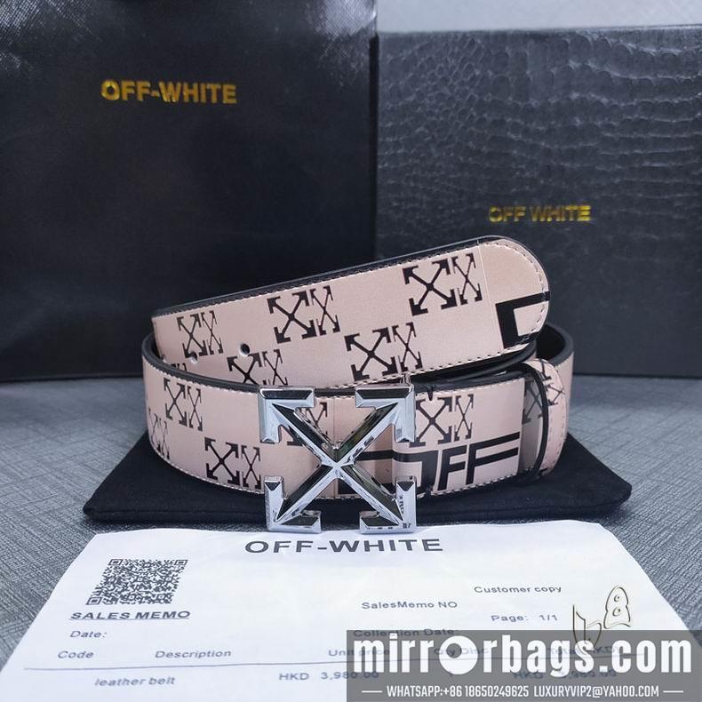 Off White belt 38mmX80-125cm lb082801