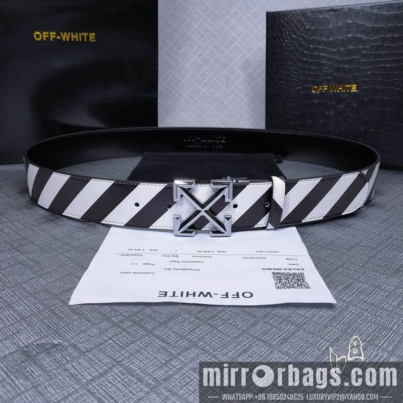 Off White belt 38mmX80-125cm lb082802