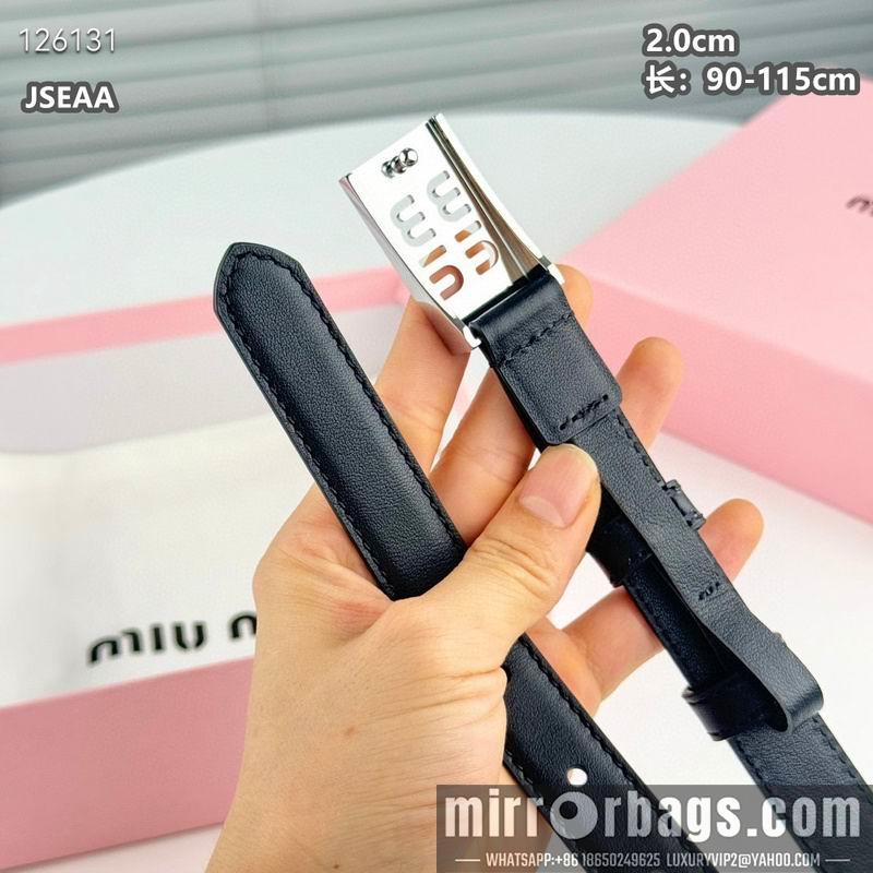 Miumiu belt 20mmX90-115cm 8L07