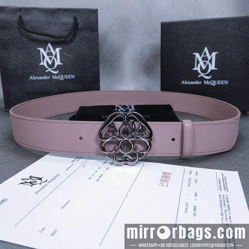 McQueen belt 38mmX80-125cm lb071802