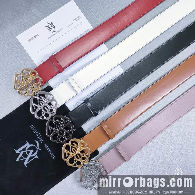 McQueen belt 38mmX80-125cm lb071802