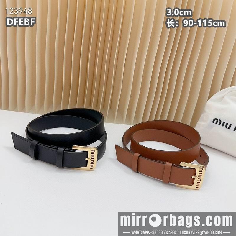 Miumiu belt 30mmX90-115cm 8L01