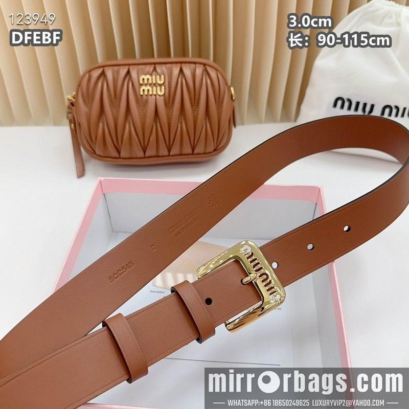 Miumiu belt 30mmX90-115cm 8L01