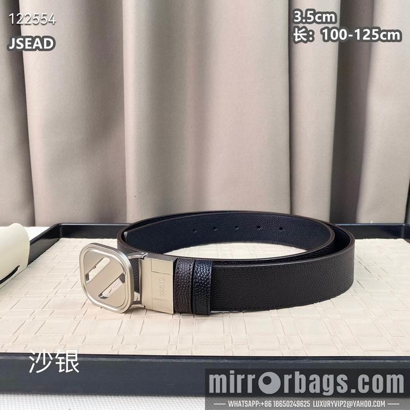 Zegna belt 35mmX100-125cm 8L01