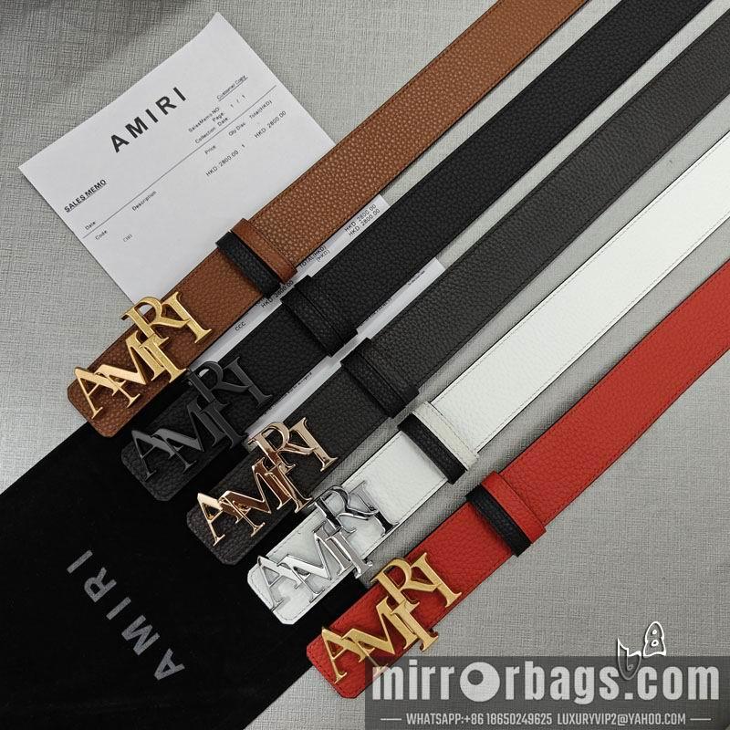 Amiri belt 38mmX90-125cm lb072301