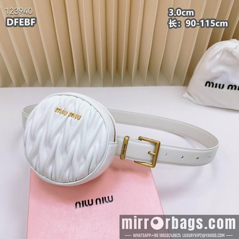 Miumiu belt 30mmX90-115cm 8L02