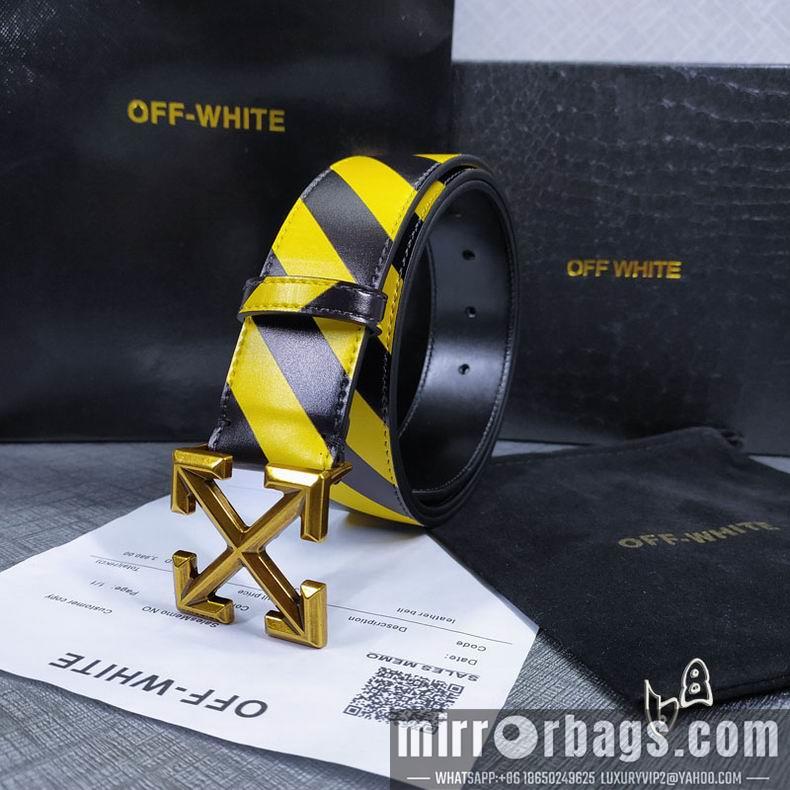 Off White belt 38mmX80-125cm lb082802