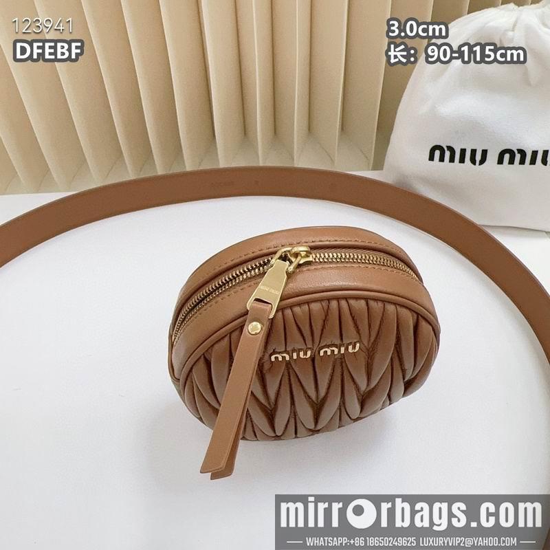 Miumiu belt 30mmX90-115cm 8L02