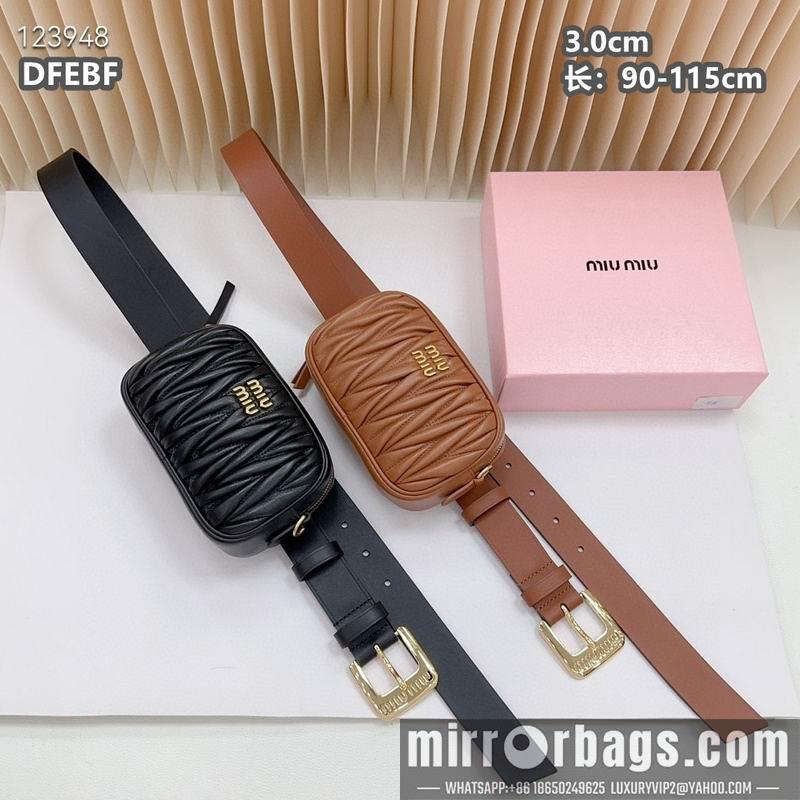 Miumiu belt 30mmX90-115cm 8L01