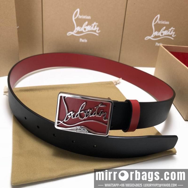 Christian Louboutin belt 35mmX95-125cm 7D02