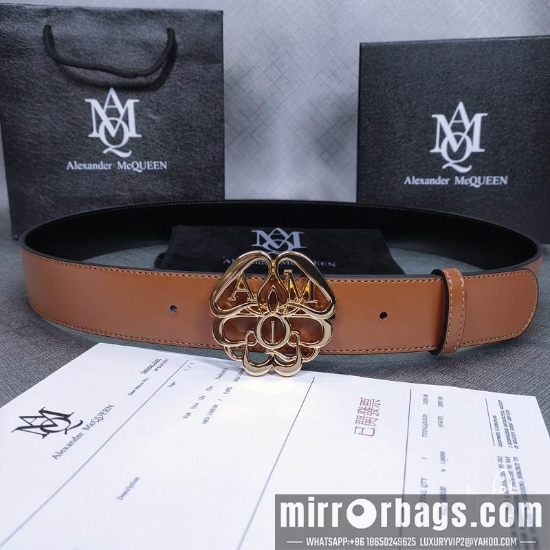 McQueen belt 38mmX80-125cm lb071802