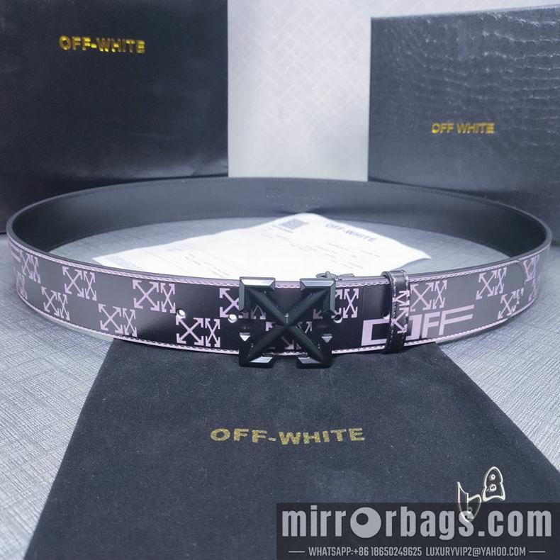 Off White belt 38mmX80-125cm lb082801